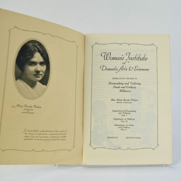 Woman's Institute of Domestic Arts & Sciences Booklet Magazine 1921 Antique - Picture 5 of 6